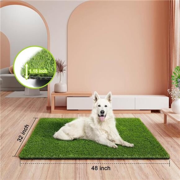 Artificial Grass, Professional Dog Grass Mat, Potty Training Rug and Replacement - Picture 2 of 8